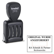 trodat Datumstempel mit Text, individualisierbar Classic 2910 P05 ohne Logo