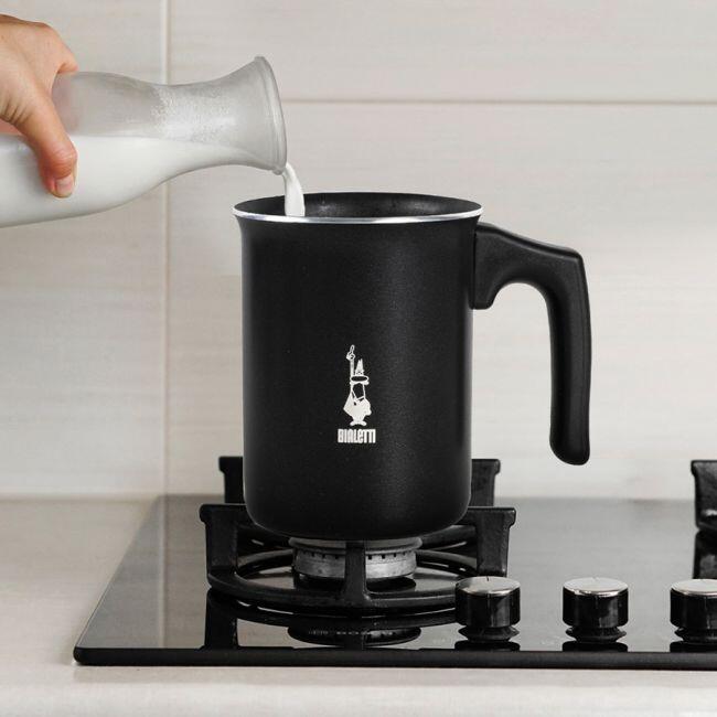 Bialetti Tutto Crema - Manueller Milchaufschäumer - für 3 Tassen