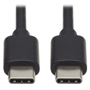 Eaton Tripp Lite Series USB-C Kabel (Stecker/Stecker) - USB 2.0, Thunderbolt 3, 60W PD Charging, Schwarz, 3 ft. (0.9 m)