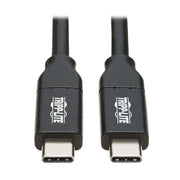 Eaton Tripp Lite Series USB-C Kabel (Stecker/Stecker) - USB 2.0, 5A Rated, USB-IF Certified, Thunderbolt 3, 1M (3.3 ft)