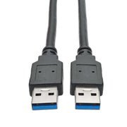 Eaton Tripp Lite Series USB 3.0 SuperSpeed A/A Kabel (Stecker/Stecker), Schwarz, 3 ft. (0.91 m)