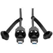 Eaton Tripp Lite Series USB-A Male zu USB-A Male Kabel, SuperSpeed, 3.0/3.1, Industrial, 3 ft. (0.91 m) - IP68, Shielded