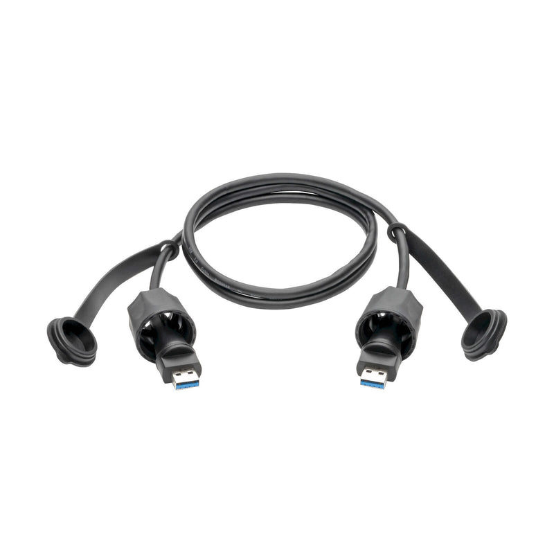 Eaton Tripp Lite Series USB-A Male zu USB-A Male Kabel, SuperSpeed, 3.0/3.1, Industrial, 3 ft. (0.91 m) - IP68, Shielded