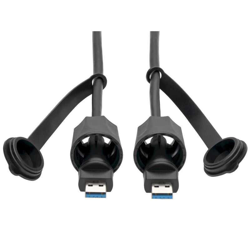 Eaton Tripp Lite Series USB-A Male zu USB-A Male Kabel, SuperSpeed, 3.0/3.1, Industrial, 13 ft. (3.96 m) - IP68, Shielde
