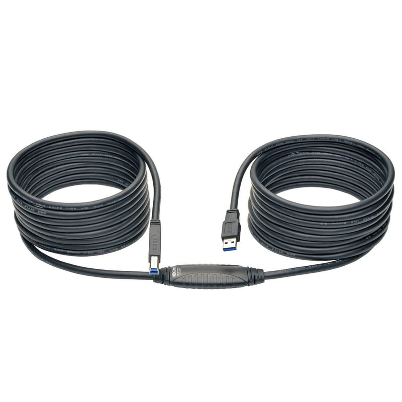Eaton Tripp Lite Series USB 3.0 SuperSpeed Active Repeater Kabel (AB Stecker/Stecker), 25 ft. (7.62 m)