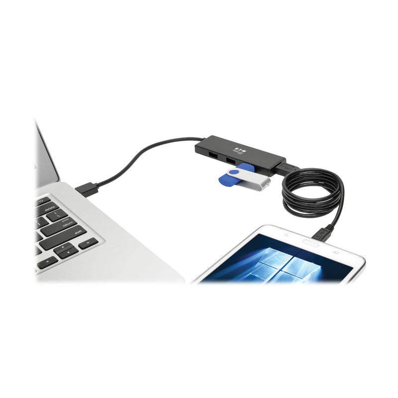 Eaton Tripp Lite Series 4-Port Ultra-Slim Portable USB 3.0 SuperSpeed Hub