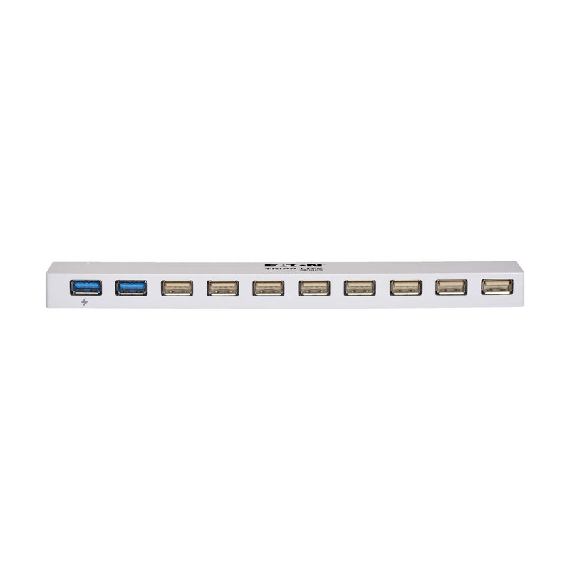 Eaton Tripp Lite Series 10-Port USB 3.0 / USB 2.0 Combo Hub - USB Charging, 2 USB 3.0 & 8 USB 2.0 Ports
