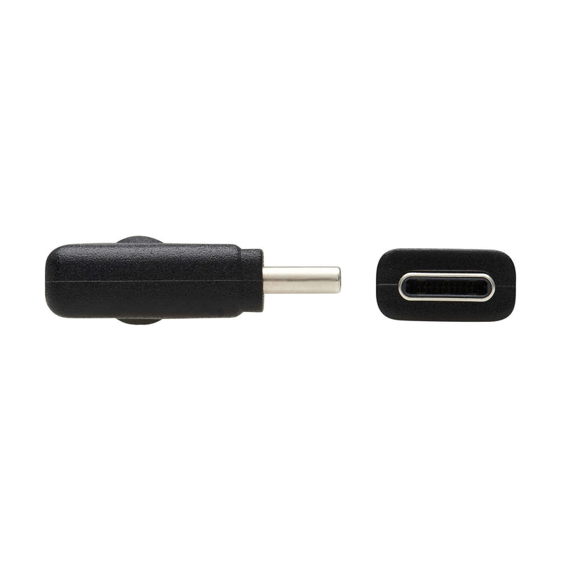 Eaton Tripp Lite Series USB-C Kabel (Stecker/Stecker) - USB 3.2 Gen 1, Thunderbolt 3, 60W PD Charging, Right-Angle Plug,