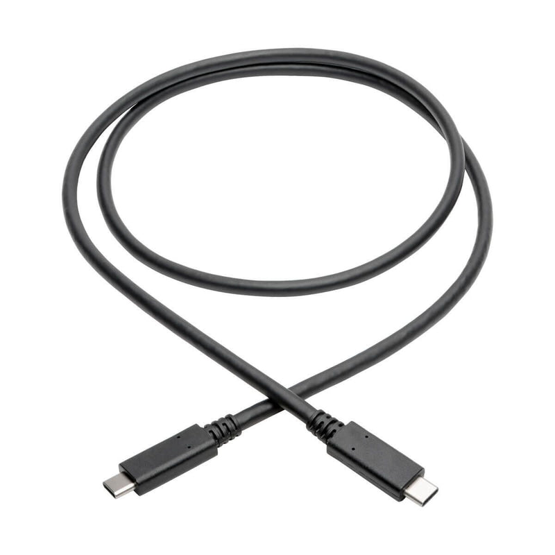 Eaton Tripp Lite Series USB-C Kabel (Stecker/Stecker) - USB 3.1, Gen 2 (10 Gbps), 5A Rating, Thunderbolt 3 Compatible, 3