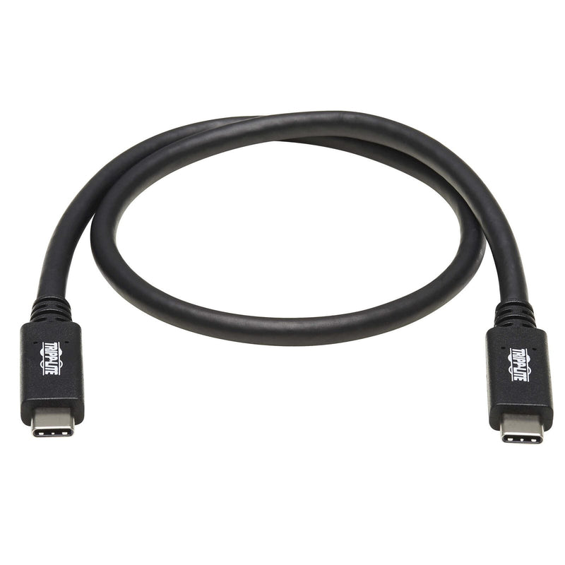 Eaton Tripp Lite Series USB-C Kabel (Stecker/Stecker) - USB 3.1, Gen 2 (10 Gbps), 5A Rating, Thunderbolt 3 Compatible, 2