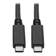 Eaton Tripp Lite Series USB-C Kabel (Stecker/Stecker) - USB 3.1, Gen 2 (10 Gbps), 5A Rating, USB-IF Certified, Thunderbo
