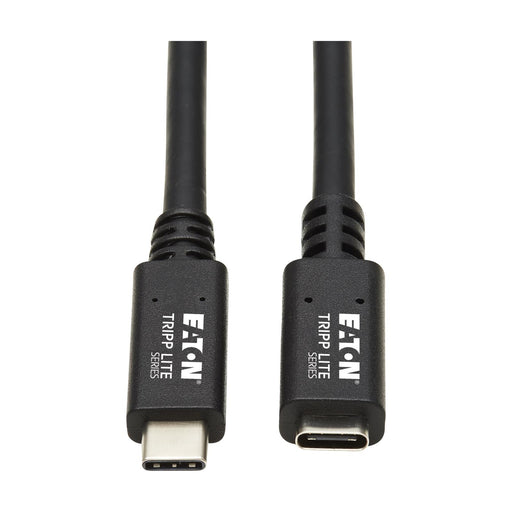 Eaton Tripp Lite Series USB-C Verlängerung Kabel (M/F) - USB 3.2 Gen 1 (5 Gbps), Thunderbolt 3 Compatible, Schwarz, 3 ft