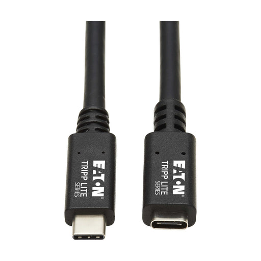Eaton Tripp Lite Series USB-C Verlängerung Kabel (M/F) - USB 3.2 Gen 1 (5 Gbps), Thunderbolt 3 Compatible, Schwarz, 6 ft