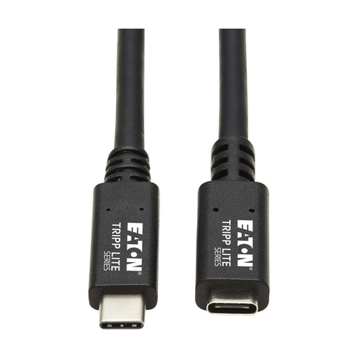 Eaton Tripp Lite Series USB-C Verlängerung Kabel (M/F) - USB 3.2 Gen 2 (10Gbps), Thunderbolt 3 Compatible, Schwarz, 20 i