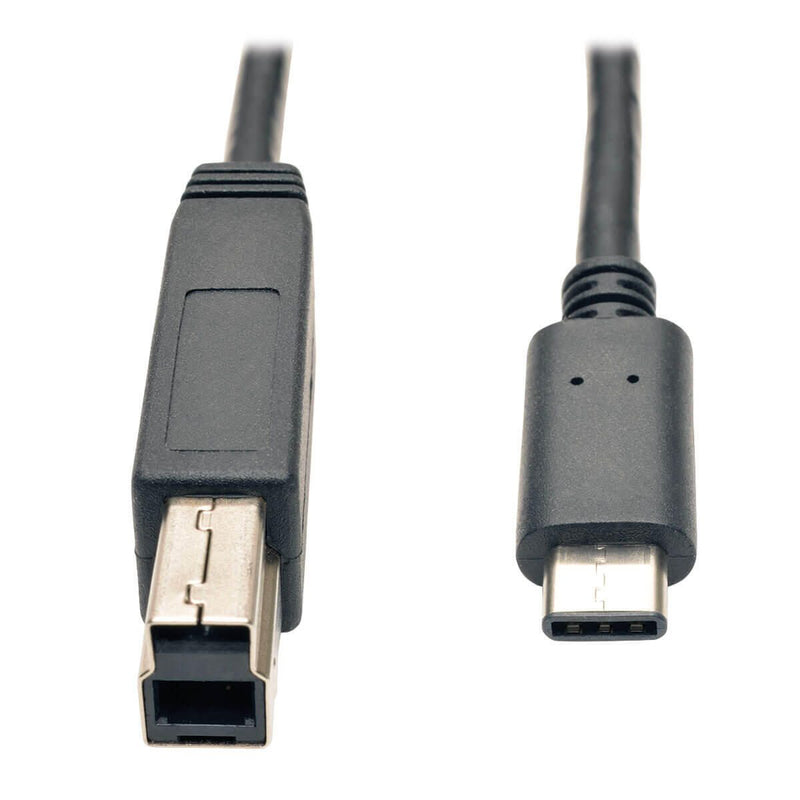 Eaton Tripp Lite Series USB-C zu USB Type-B Kabel (Stecker/Stecker) - USB 3.1, Gen 2 (10 Gbps), Thunderbolt 3 Compatible