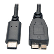 Eaton Tripp Lite Series USB-C zu USB Micro-B Kabel (Stecker/Stecker) - USB 3.1, Gen 2 (10 Gbps), Thunderbolt 3 Compatibl