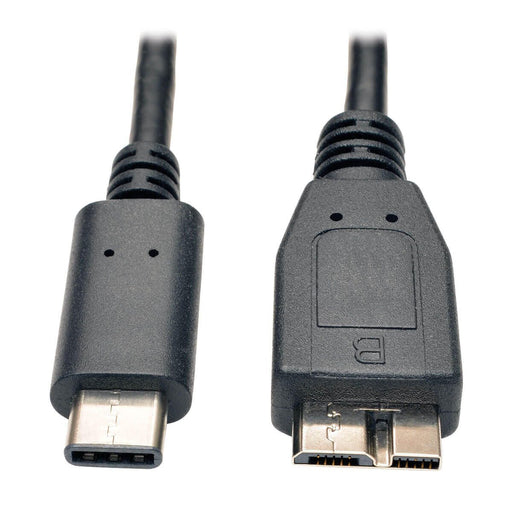 Eaton Tripp Lite Series USB-C zu USB Micro-B Kabel (Stecker/Stecker) - USB 3.1, Gen 2 (10 Gbps), Thunderbolt 3 Compatibl