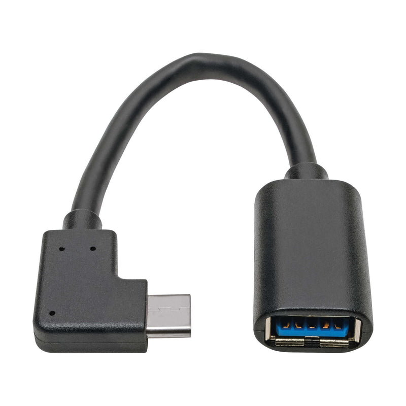 Eaton Tripp Lite Series USB-C zu USB-A Adapter (M/F), Right-Angle C, USB 3.1 Gen 1 (5 Gbps), Thunderbolt 3 Compatible, 6