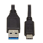 Eaton Tripp Lite Series USB-C zu USB-A Kabel (Stecker/Stecker), USB 3.1 Gen 1 (5 Gbps), Thunderbolt 3 Compatible, 20-in.
