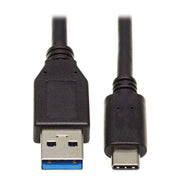 Eaton Tripp Lite Series USB-C zu USB-A Kabel (Stecker/Stecker), USB 3.1 Gen 2 (10 Gbps), Thunderbolt 3 Compatible, 20-in