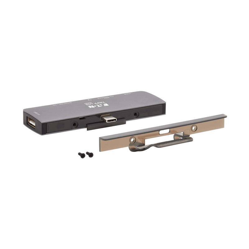 Eaton Tripp Lite Series USB-C Dock mit Removable Clip - For Lapzups and Tablets, 4K HDMI, USB-A Hub, 60W PD Charging