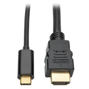 Eaton Tripp Lite Series USB-C zu HDMI Active Adapterkabel (Stecker/Stecker), 4K, Schwarz, 3 ft. (0.9 m)