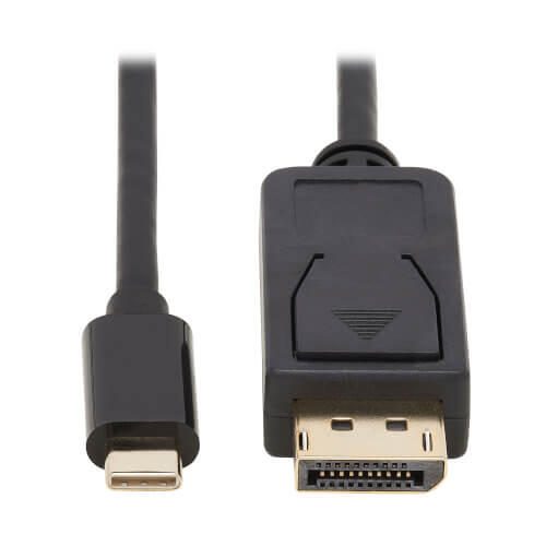 Eaton Tripp Lite Series USB-C zu DisplayPort Bi-Directional Active Adapterkabel (Stecker/Stecker), 4K 60 Hz, HDR, Lockin