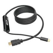 Eaton Tripp Lite Series USB-C zu HDMI Active Adapterkabel (Stecker/Stecker), 4K, Schwarz, 6 ft. (1.8 m)