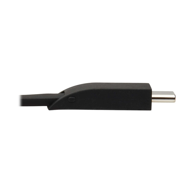 Eaton Tripp Lite Series USB-C Multiport Adapter - 4K HDMI, USB-A, GbE, Self-Szuring Kabel, 100W PD Charging, Schwarz