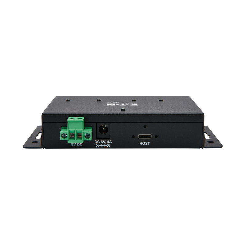 Eaton Tripp Lite Series Industrial-Grade 4-Port USB Hub - USB 3.1 Gen 2, 10 Gbps, 2 USB-A & 2 USB-C Ports, 15 kV ESD Imm