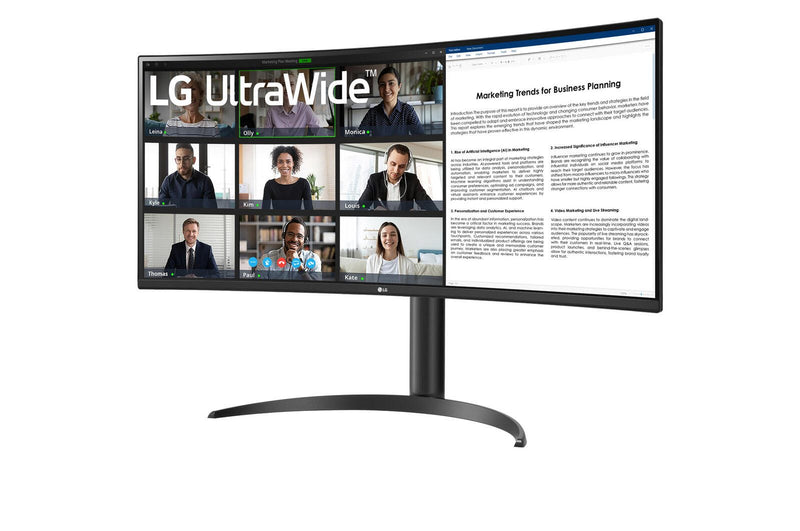 LG UltraWide 34WR55QC-B Curved Monitor 86,42cm (34 Zoll)