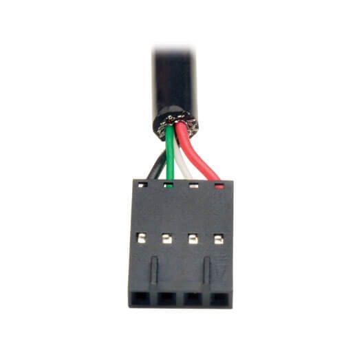Eaton Tripp Lite Series USB 2.0 A Female zu USB Motherboard 4-PIN IDC Header Kabel, 6-in. (15.24 cm)