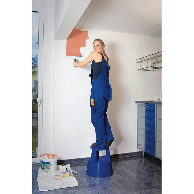 WEDO Rollhocker Step blau Kunststoff