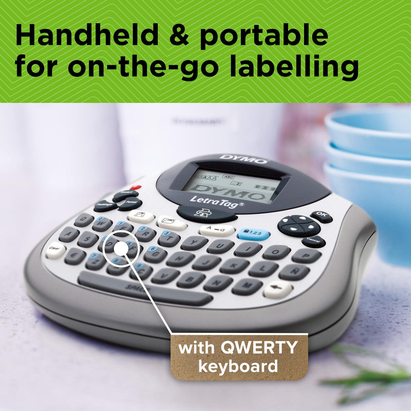 DYMO® LetraTag 100T Beschriftungsgerät, QWERTZ-Tastatur, Thermodirektdruck