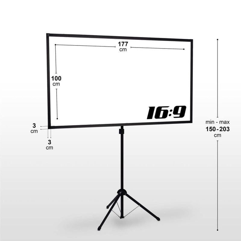 eSmart Expert X-Type Ultralightweight Stativ Leinwand MISATI 177 x 100 cm (80') 16:9