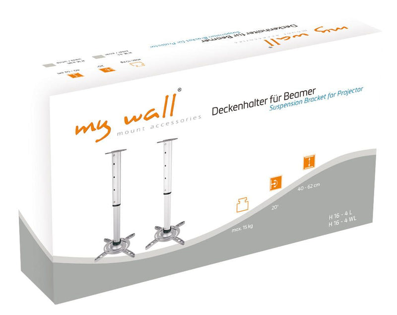 MyWall H 16-4W Beamer Deckenhalterung weiß