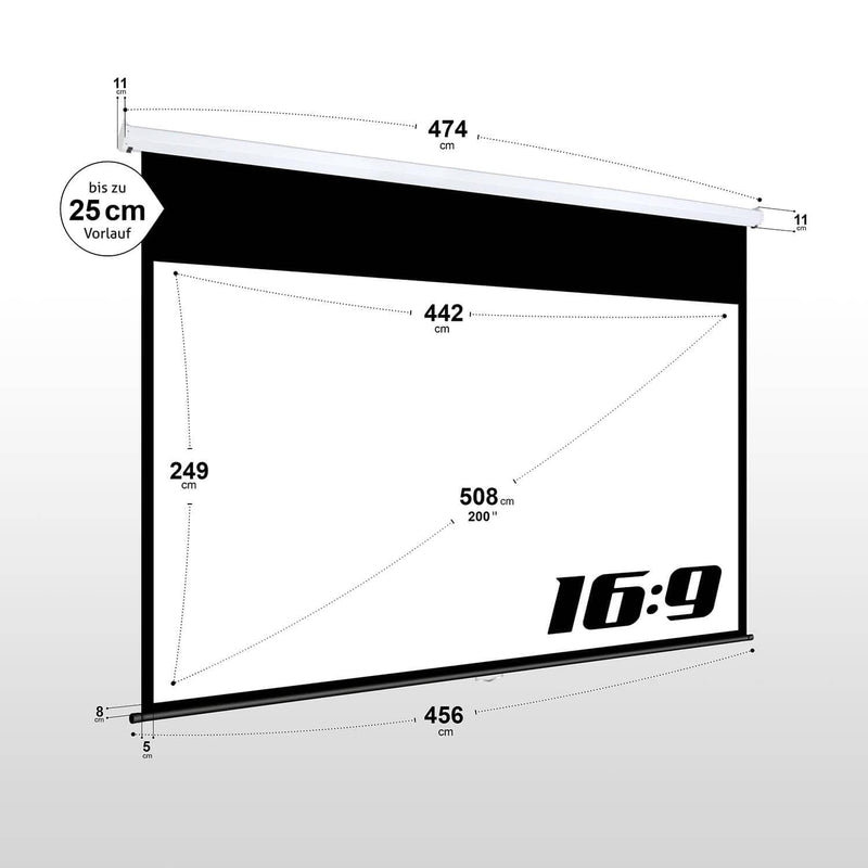 eSmart Germany Motor Leinwand MIMOTO 442 x 249 cm (200') 16:9