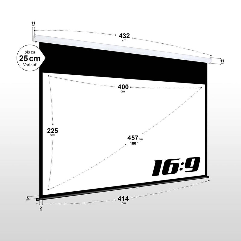 eSmart Germany Motor Leinwand MIMOTO 400 x 225 cm (180') 16:9
