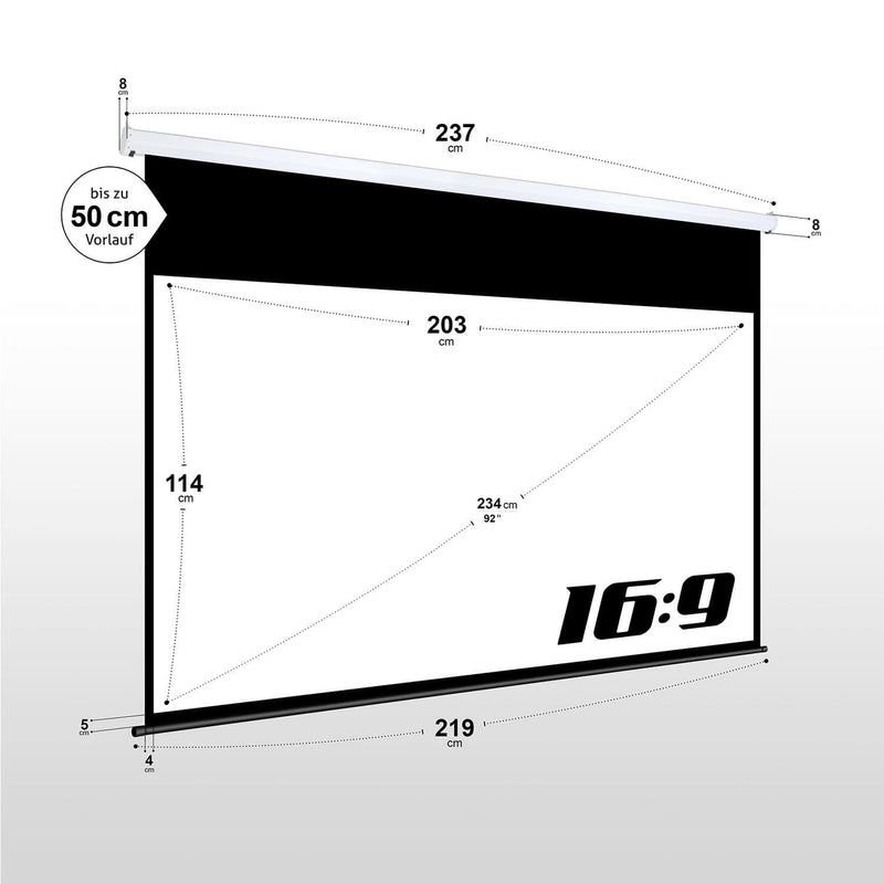 eSmart Germany Motor Leinwand MIMOTO 203 x 114 cm (92') 16:9
