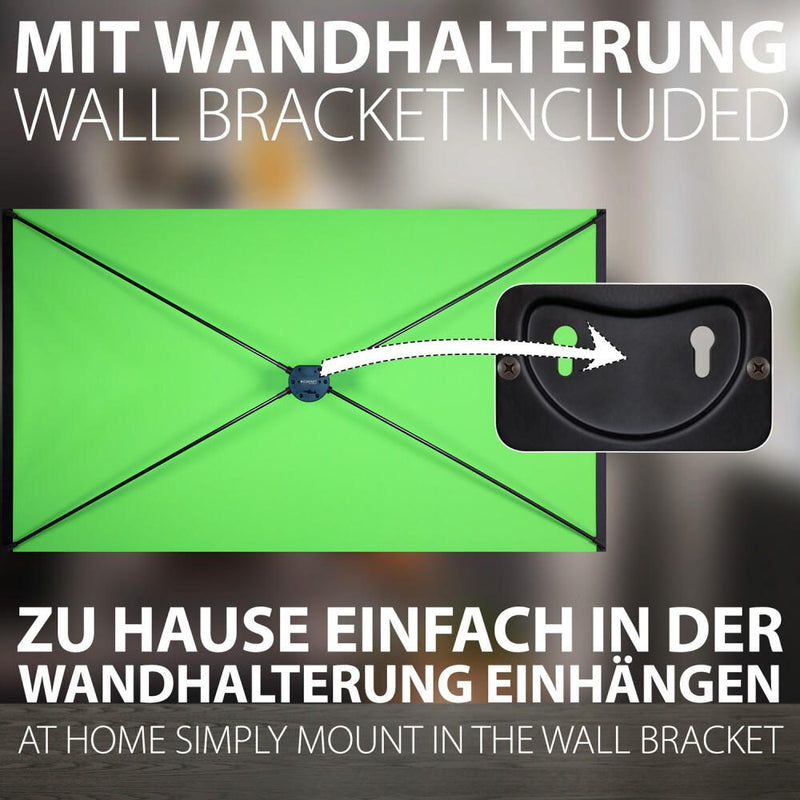 eSmart Expert X-Type Ultralightweight Greenscreen 161 x 93 cm / 70 Zoll