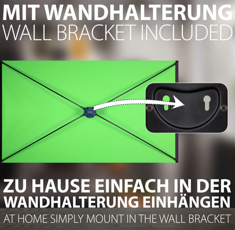 eSmart Expert X-Type Ultralightweight Greenscreen 200 x 112 cm / 90 Zoll