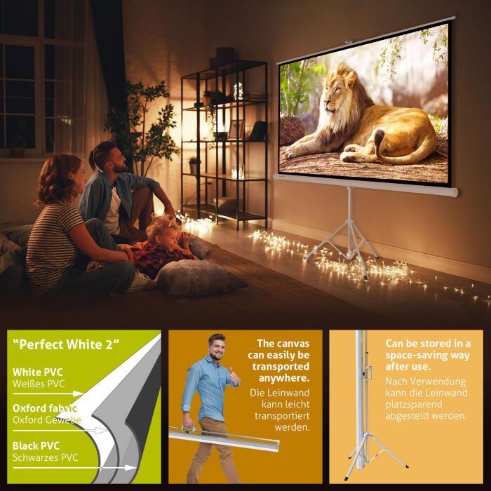 eSmart Professional MISATI Stativ Leinwand 266 x 149 cm (120') 16:9