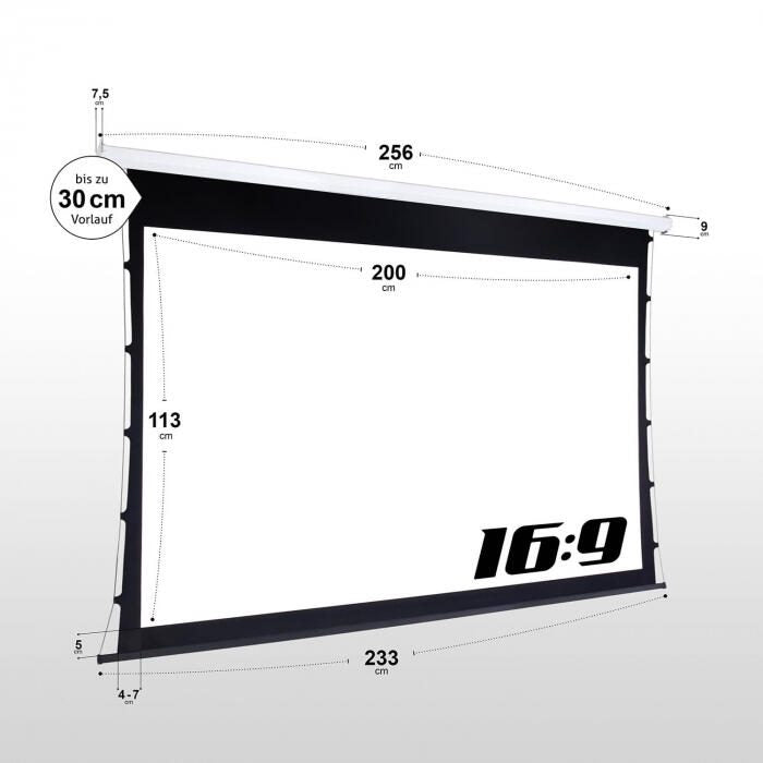 eSmart Economy EXT Tension Leinwand 200 x 113 cm (90') 16:9