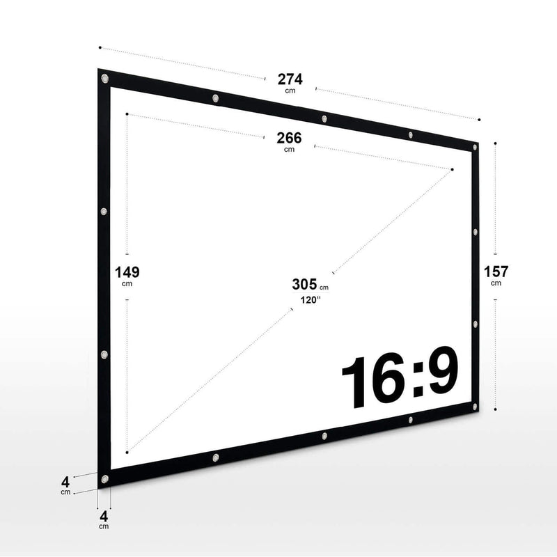 eSmart FLEX Spann Leinwand 266 x 149 cm (120') 16:9