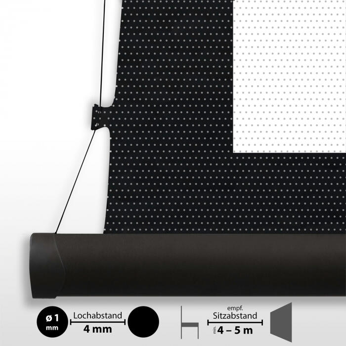 eSmart Expert XTS Akustik Tension Leinwand 332 x 187 cm (150') 16:9