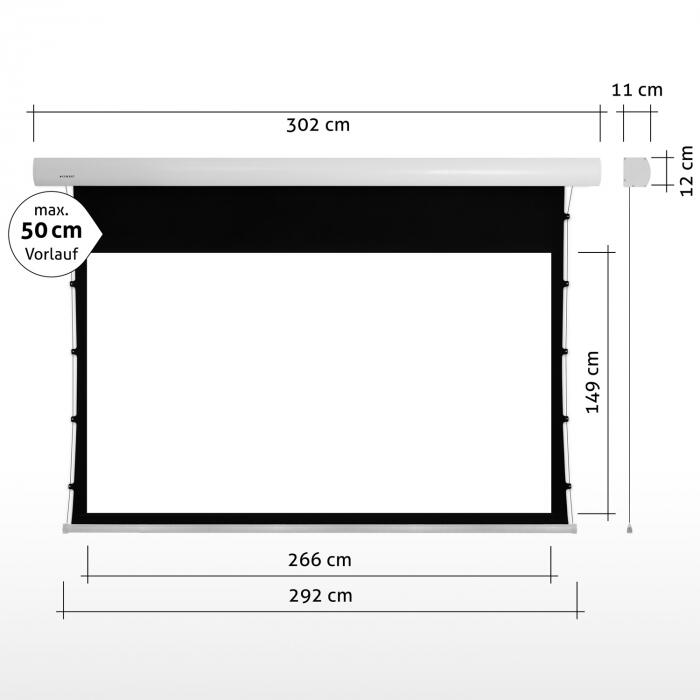 eSmart Expert XTS Tension Leinwand 266 x 149 cm (120') 16:9