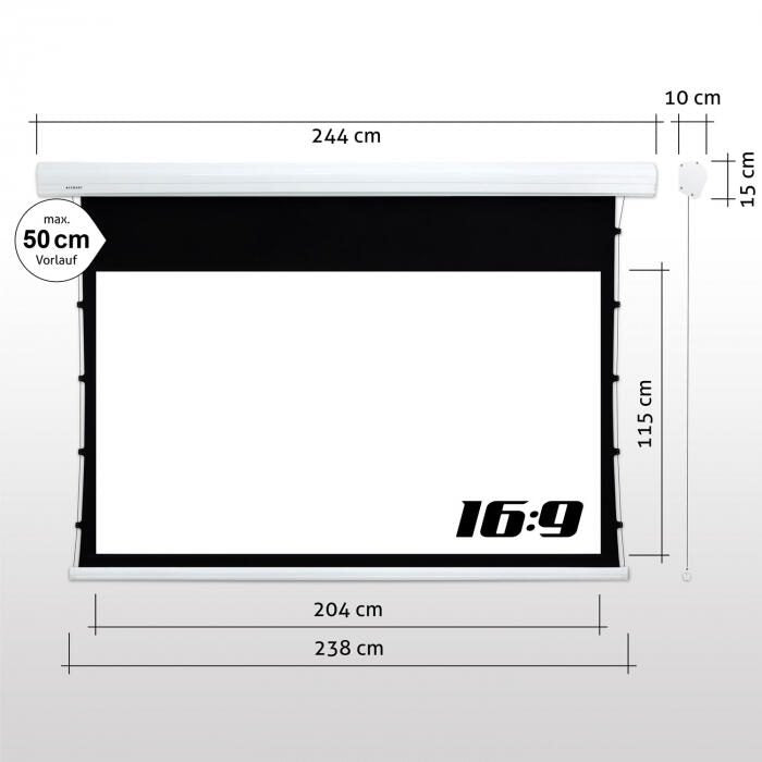 eSmart Expert XTR Tension Leinwand 204 x 115 cm (92') 16:9