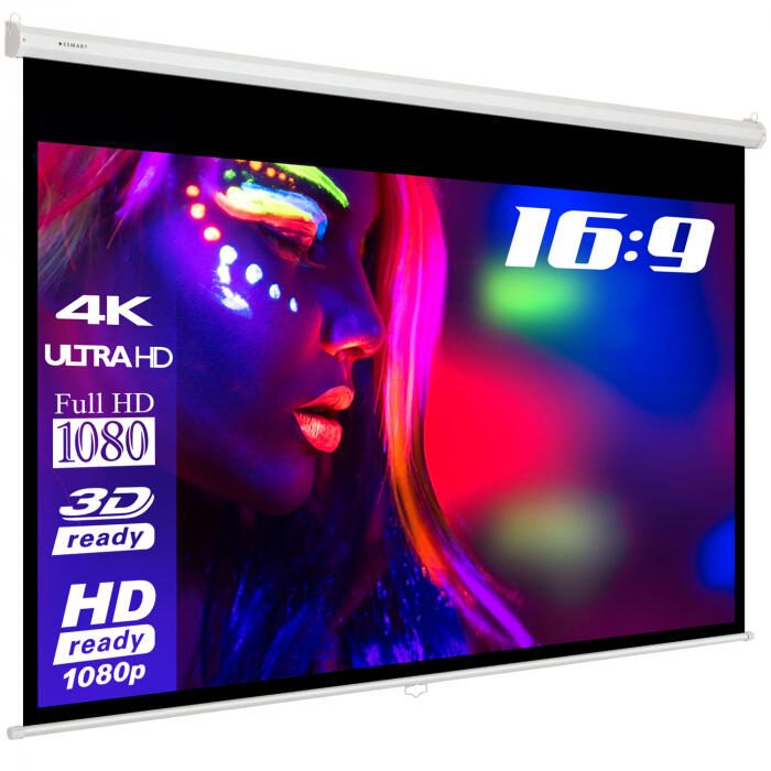 eSmart Economy EXR Rollo Leinwand 160 x 90 cm (72') 16:9