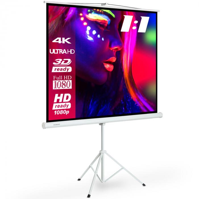 eSmart Economy EXS Stativ Leinwand 160 x 160 cm (89') 1:1