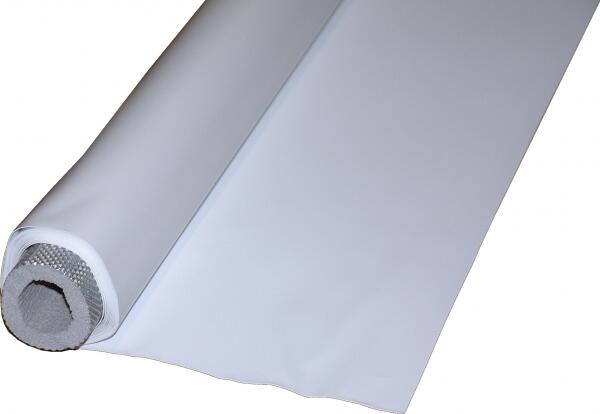 WS S Tuch Aufpro mattweiß Rollenware lfd. Meter 240cm Breite
